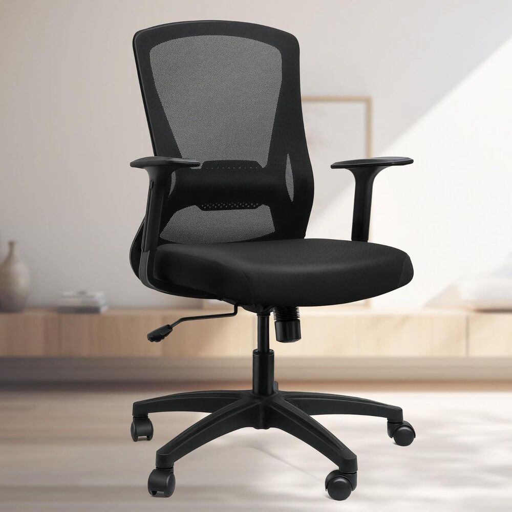 Desk Chair Home Mesh Computer Ergonomic Office Chair with Lumbar Support Armr...